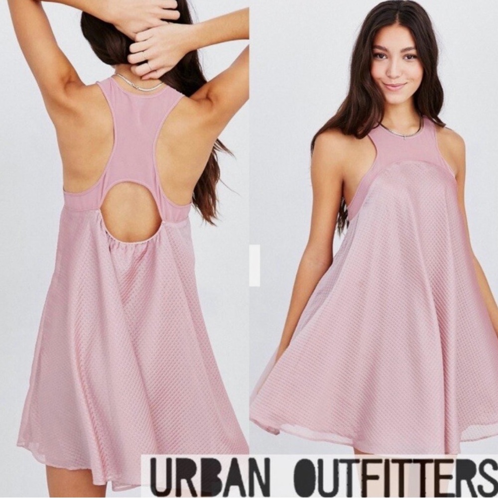 Silence + Noise dress - Purple/Pink